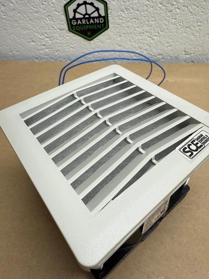 Used Saginaw Controls & Engineering (SCE) SCE-N12FA33LG Filter Fan 4"x4" 120VAC *NEW*