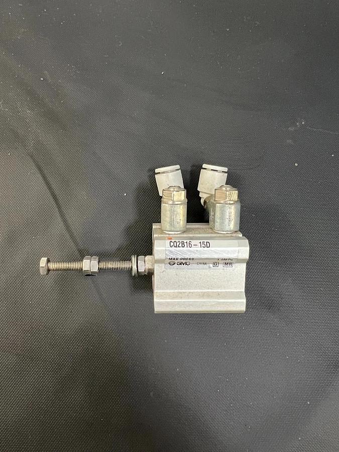 Used SMC CQ2B16-15D Pneumatic Compact Cylinder - Lot of 5