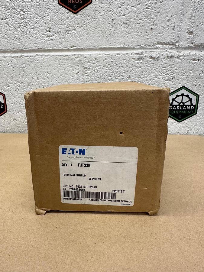 Used Eaton FJTS3K Terminal Shield Kit