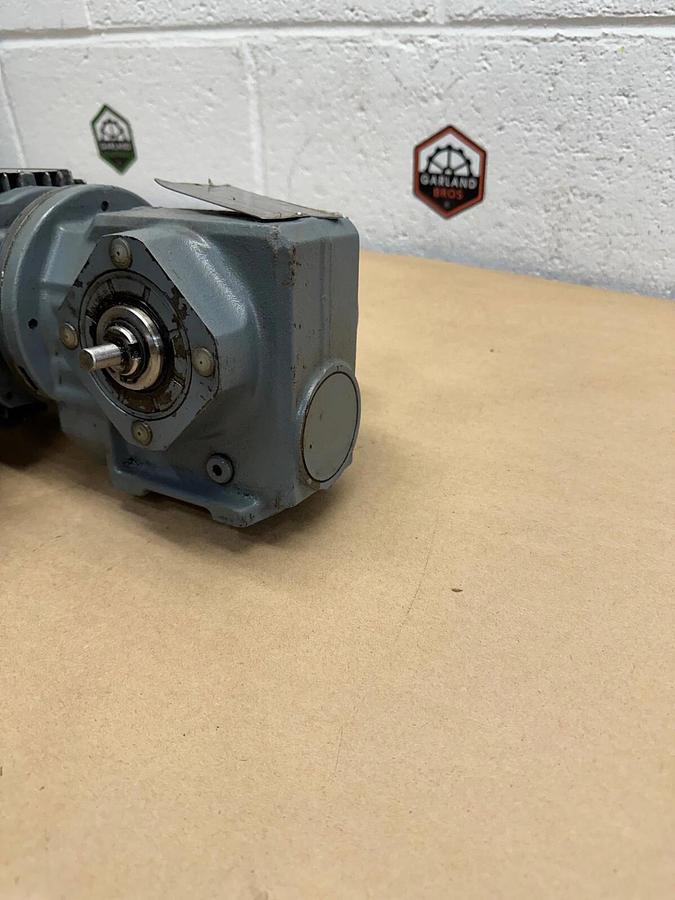 Used SEW-Eurodrive Inc. Gearbox 43.68:1, SA37DRS71S4, .5Hp Motor