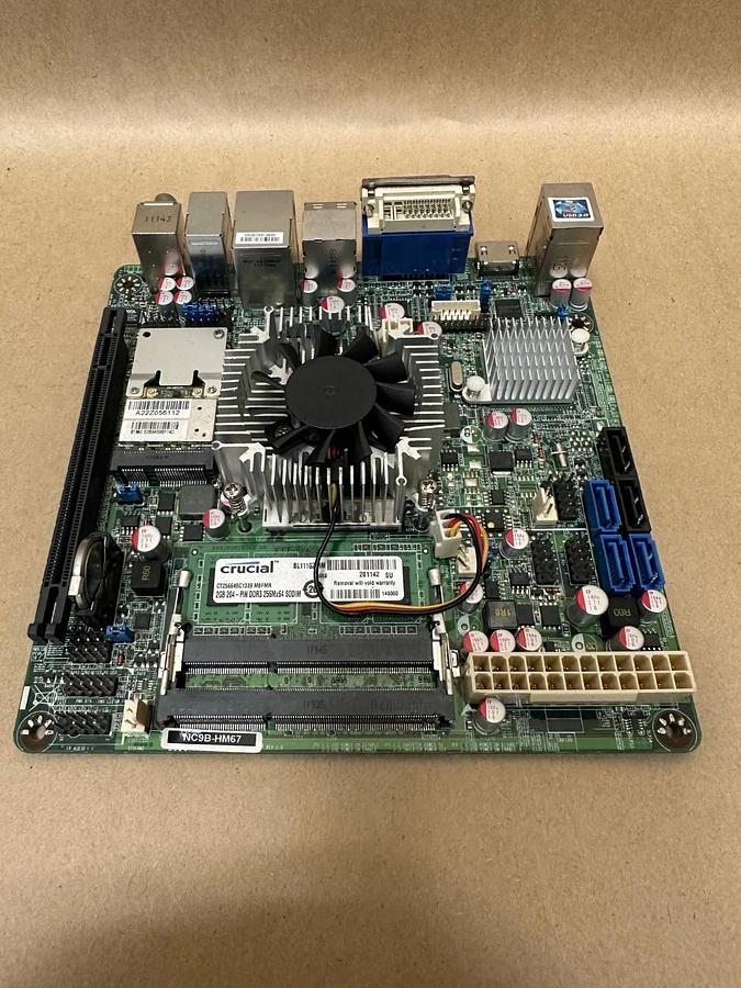 Used Intel NC9B-HM67 Mini-ITX