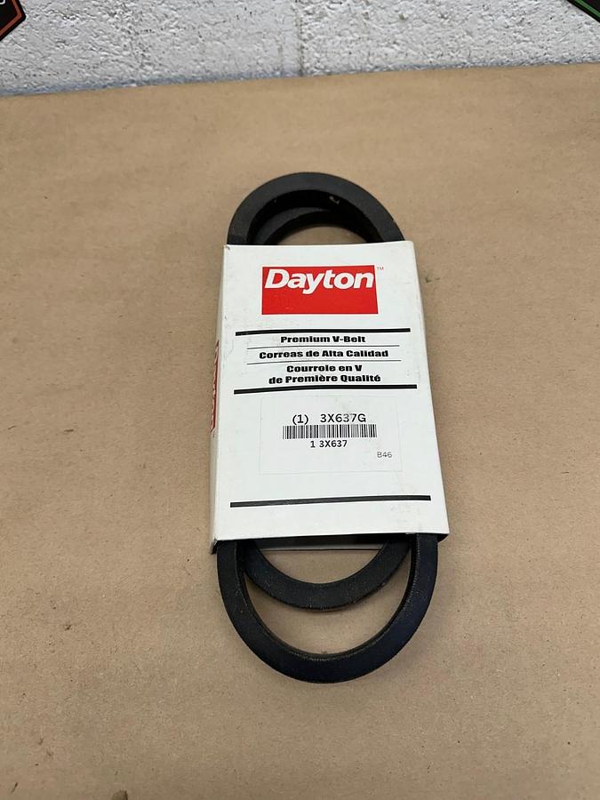 Used Dayton 3X637G V-Belt *NEW*