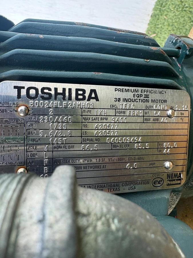 Used Falk 4115J25C Quadrive, Ratio 24.82:1, Toshiba B0024FLF2AMH03, 2 HP @ 1735 RPM