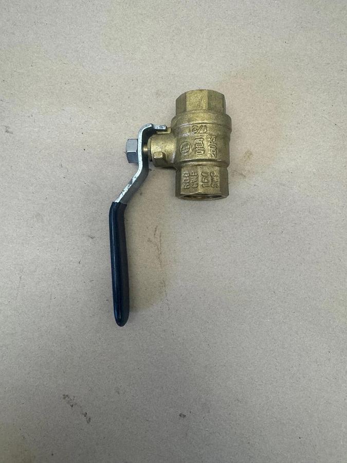 Used Nibco 561256 1/2” Brass Ball Valve