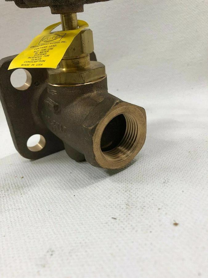 Used United Randleman 1” Brass Sampler Valve 150 WSP 30 WOG