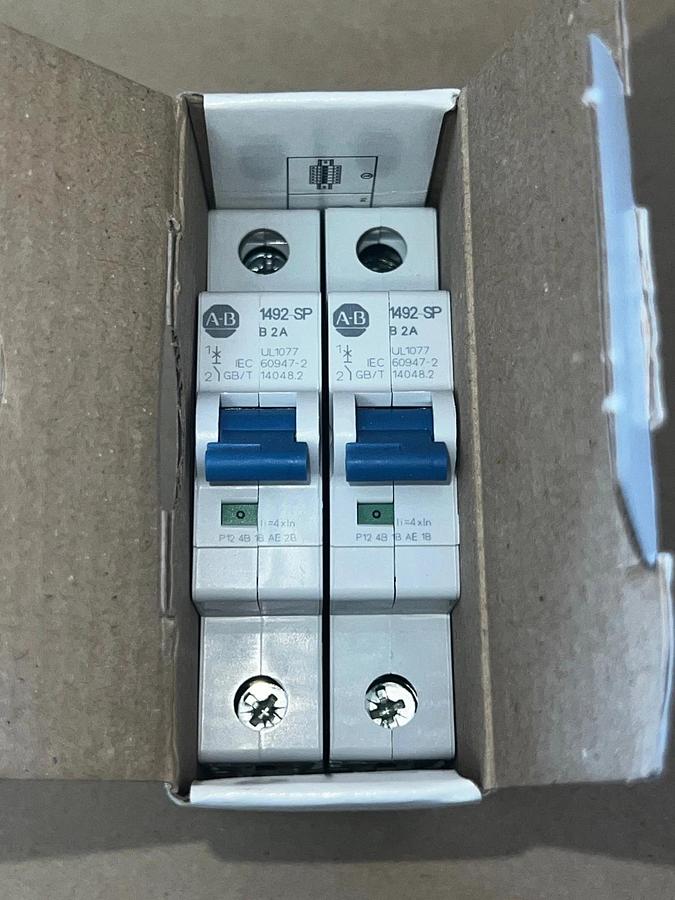 Used Allen Bradley 1492-SPM1B020 Ser D Supplementary Protector Qty 2 *NEW*