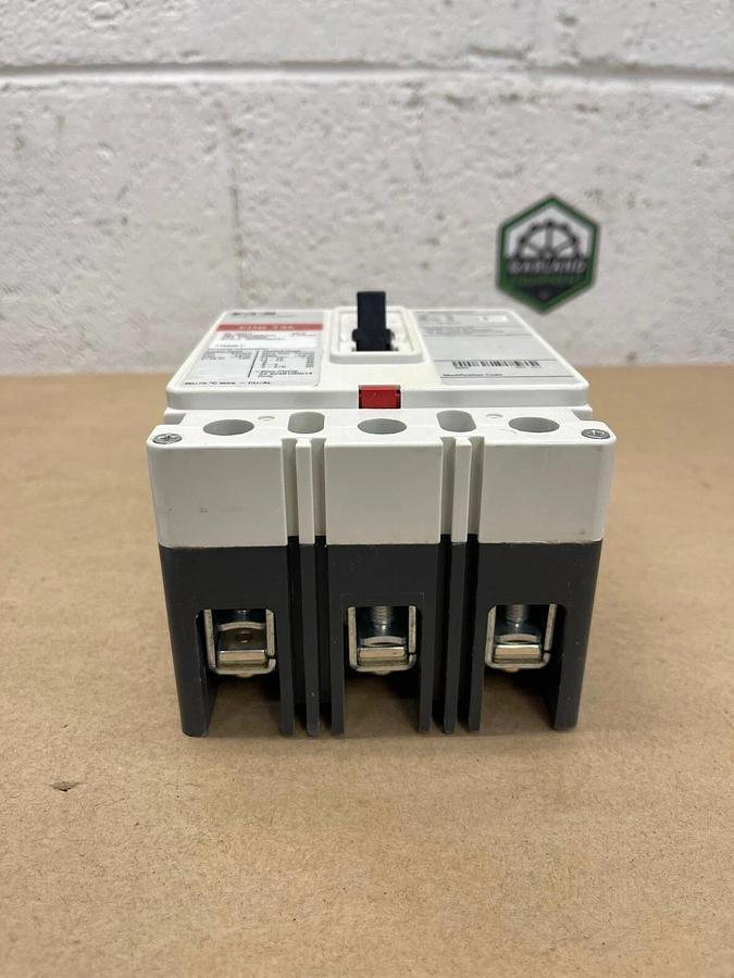 Used Eaton EHD3050 Ind Circuit Breaker Ser C, 3 Poles 50/60Hz 50A 480VAC/250VDC