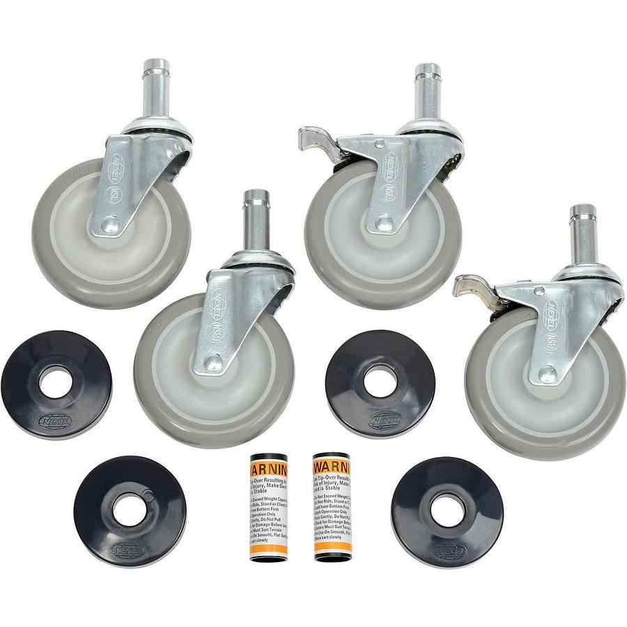 Nexel 500591 Set of 4 Polyurethane Wheel Stem Casters
