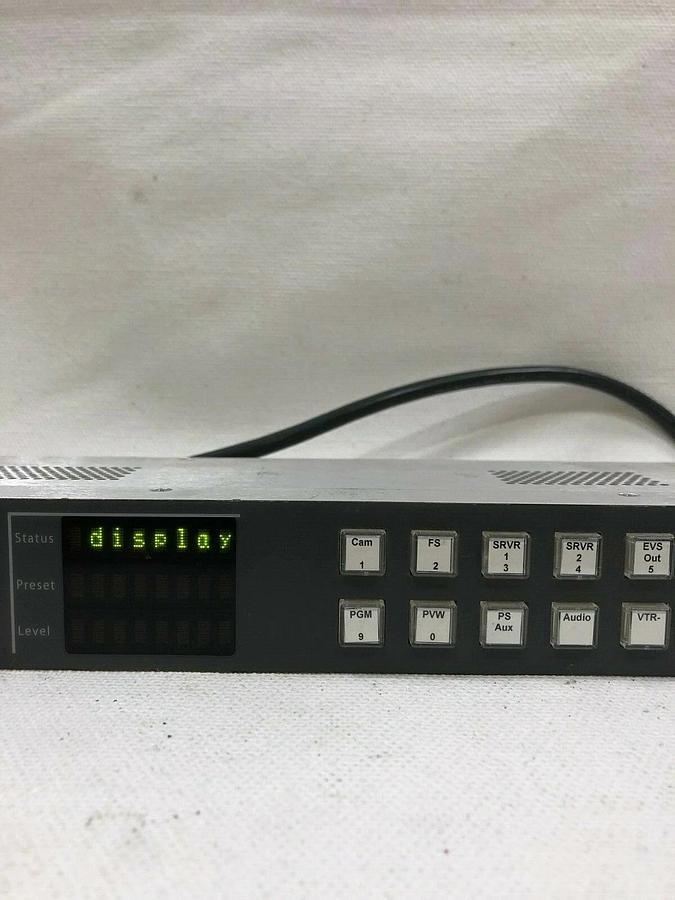 Used Grass Valley 610090300 Universal XY Control Panel