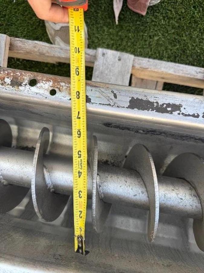 Used Stainless Steel Auger 54” L, Dodge SCXT115 & Toshiba 0014FTSA1A-P