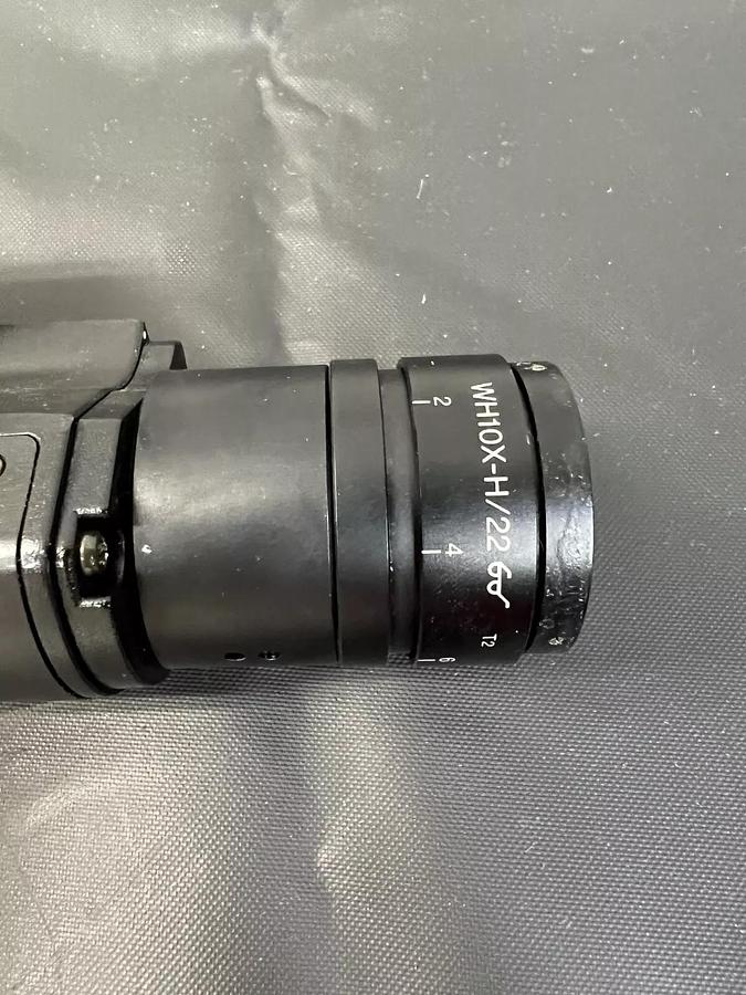 Used Olympus WH10X-H/22 Microscope Focusing Eyepiece w/ Housing