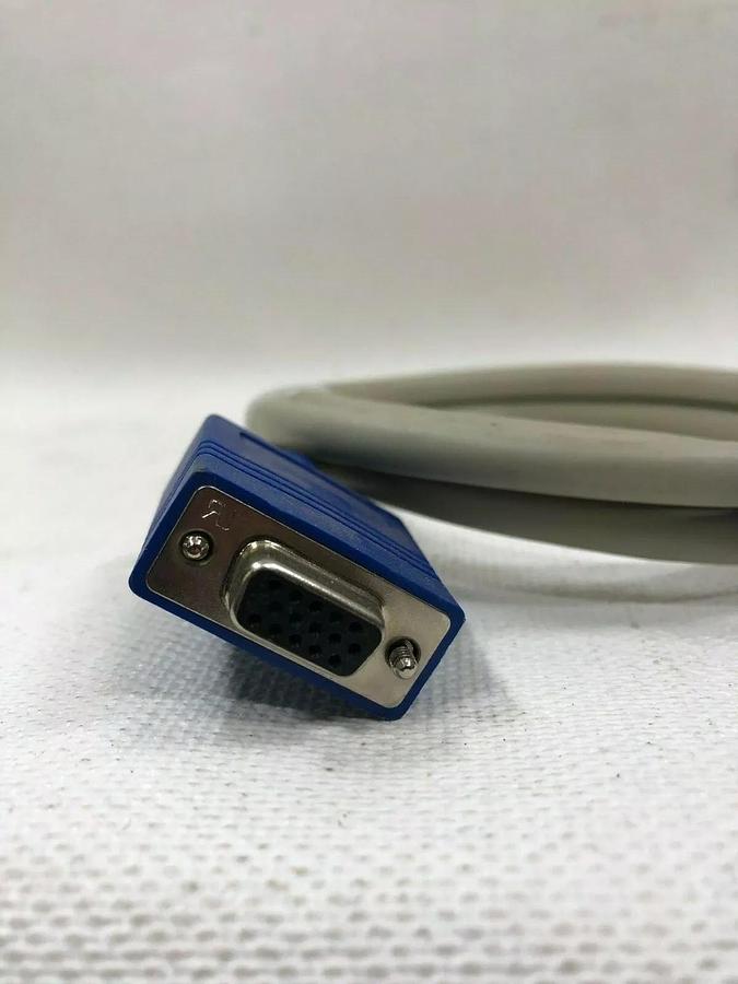 Used AWM Style 2919 Low Voltage Computer Cable male to female, 5' long (LOT of 8)