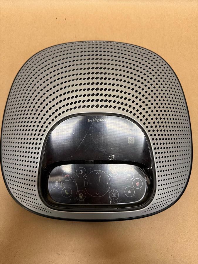 Logitech V-U0034 Video Conferencing Speaker Phone, Black & Silver *NEW*