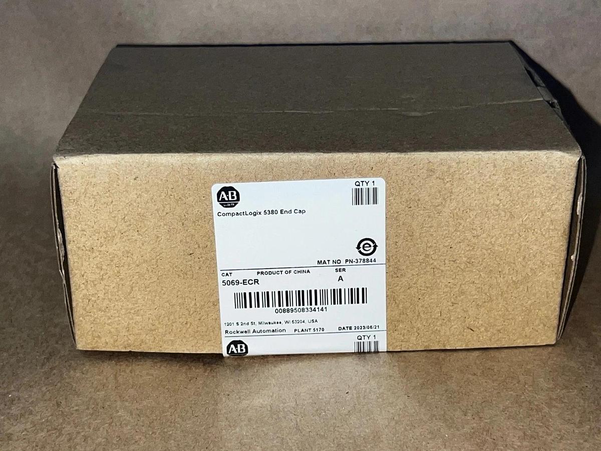 New - open box Allen Bradley 5069-ECR Ser A CompactLogix 5380 End Cap *NEW*
