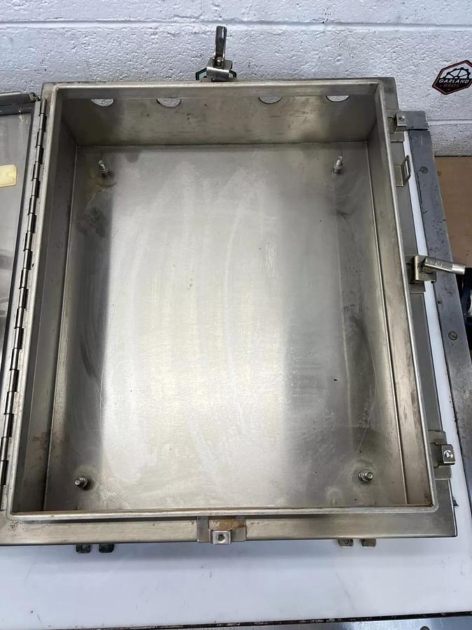 Used Hoffman A-24H2006SSLP SS Industrial Control Panel Enclosure