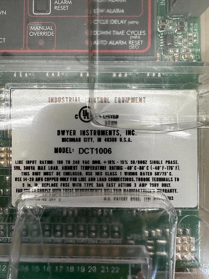 Used Industrial Control DCT1006 Board Timer Controller *NEW*
