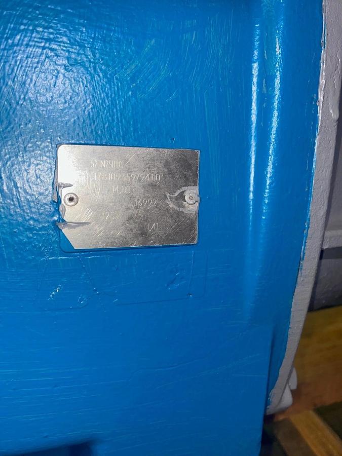 Used Nord SK52 N250TC Gear Reducer w/ Baldor Reliance Motor 20HP, 1760 RPM