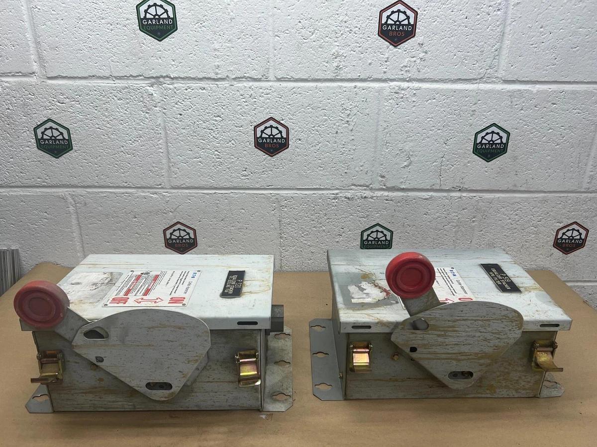 Used Cutler Hammer DH361UDK Heavy Duty Safety Switch 600V, 30A - Lot of 2