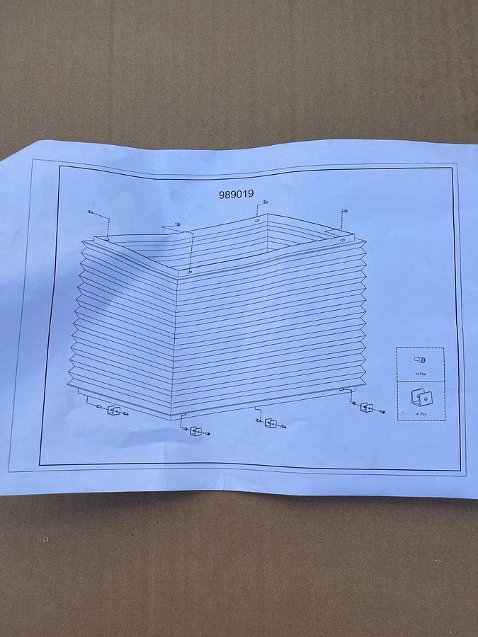Global Industrial 989019 Bellows Package, 48x28 for Power Scissor Lift