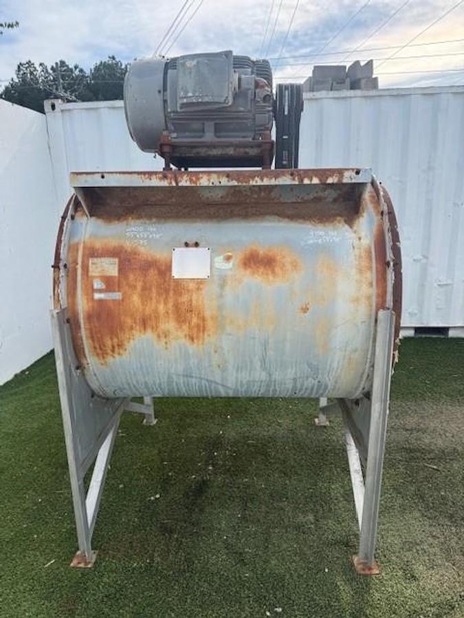Used Hartzell Fan 54-42-VQ3, 42” Horizontal Axial Fan, 50Hp Motor @ 1770RPM, 575V