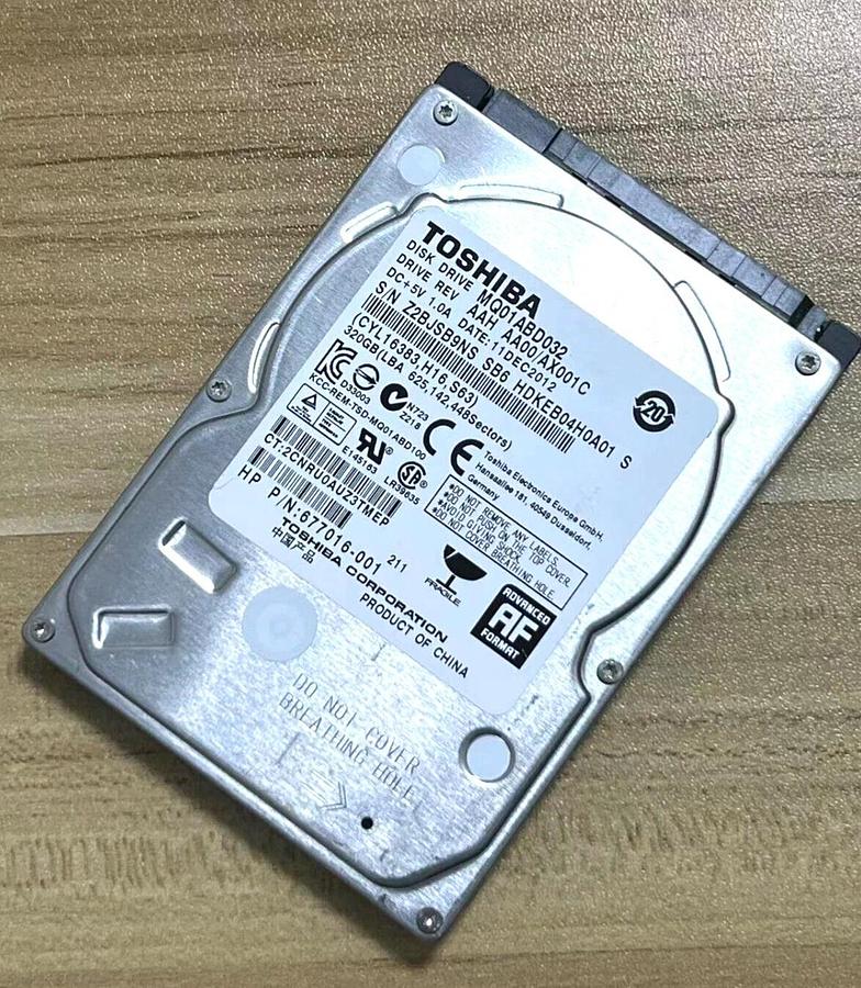 Toshiba MQ01ABD032 320GB, SATA, 2.5" Internal Hard Drive for sale online