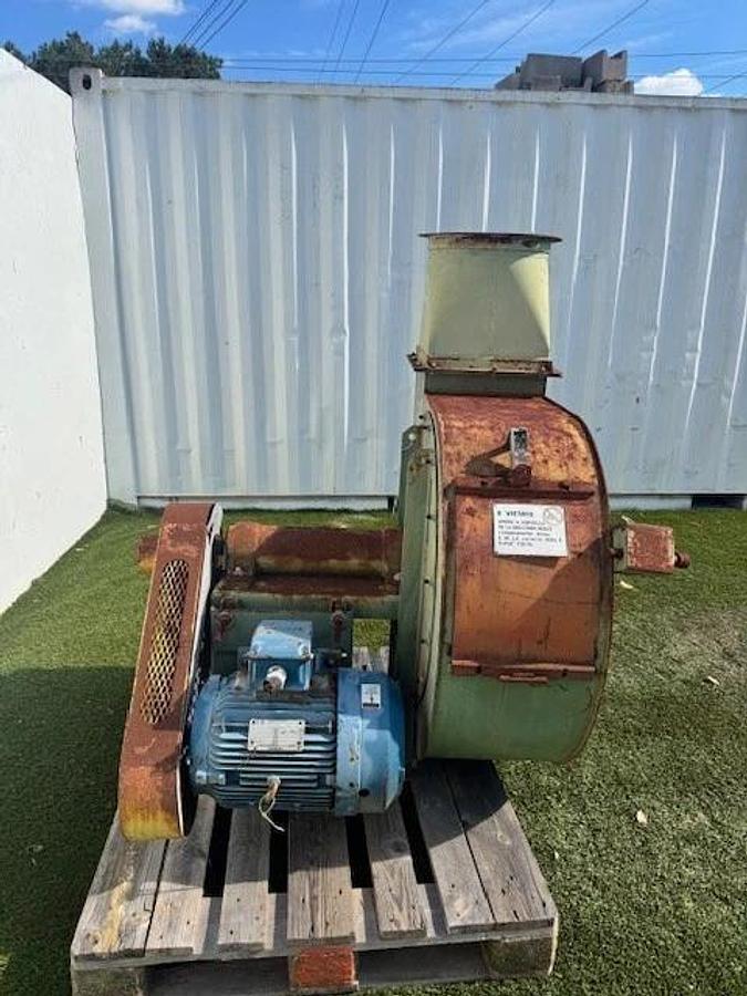 Used Italsime VC 680 RDS/9B CW Upblast Blower w/ Siemens 15Hp Motor @ 1760 RPM, 575V