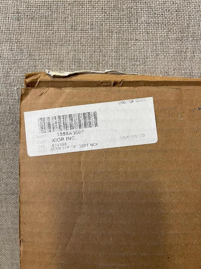 Used Sweco 18B8A300T 18” Stainless Steel 300 microns