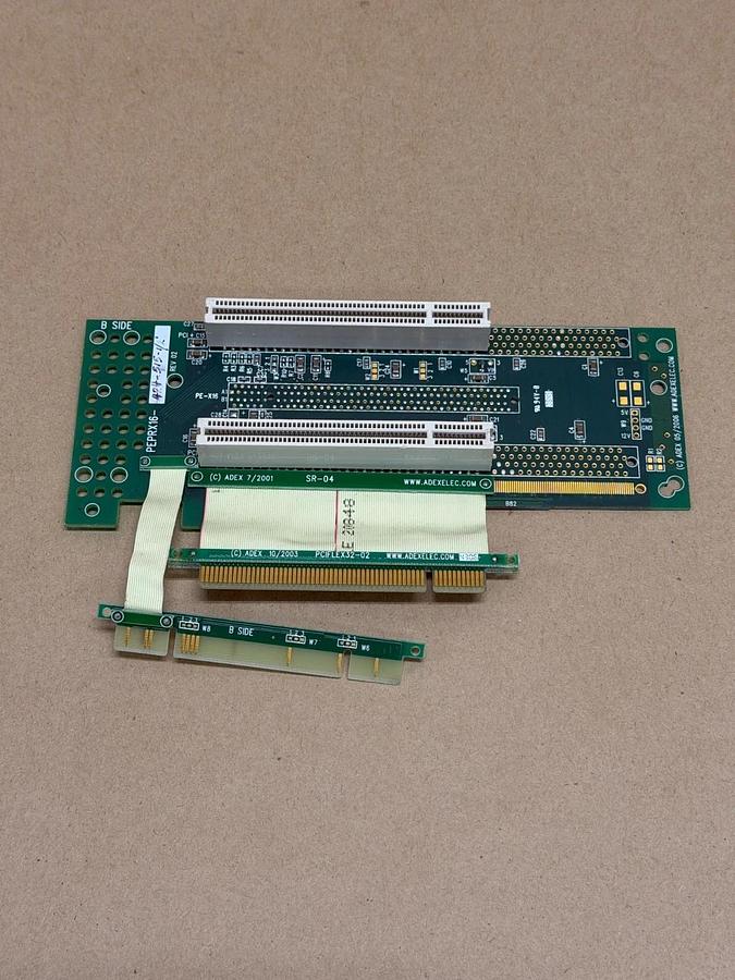 Used ADEX PEPRX16-424-515-1/2 PCI Express Right-Angle Riser Card
