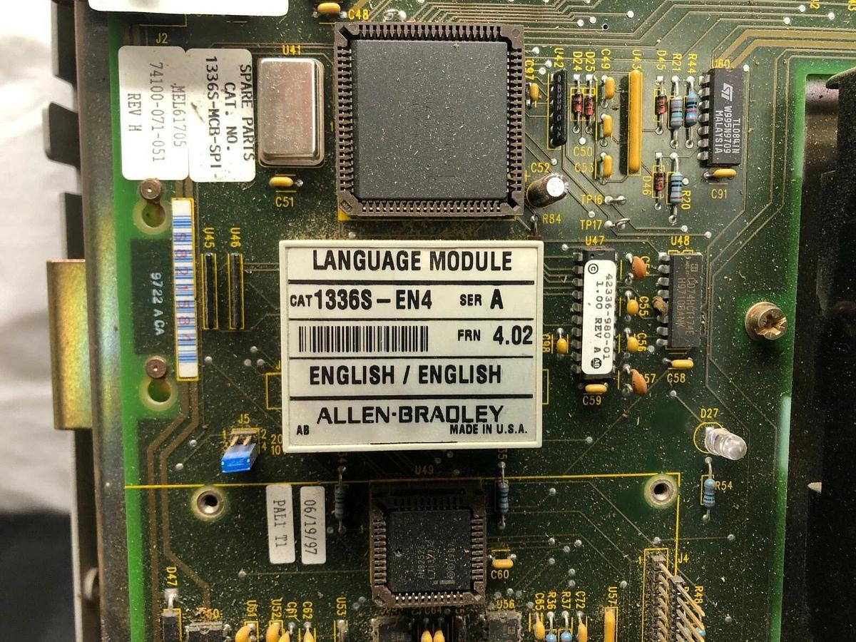 Used Allen Bradley 1336S-B010-AN-EN4 Series D, AC Drive, 10HP