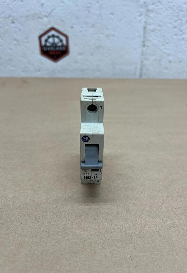Used Allen Bradley 1492-SP1C100 Ser. C 10A, Circuit Breaker