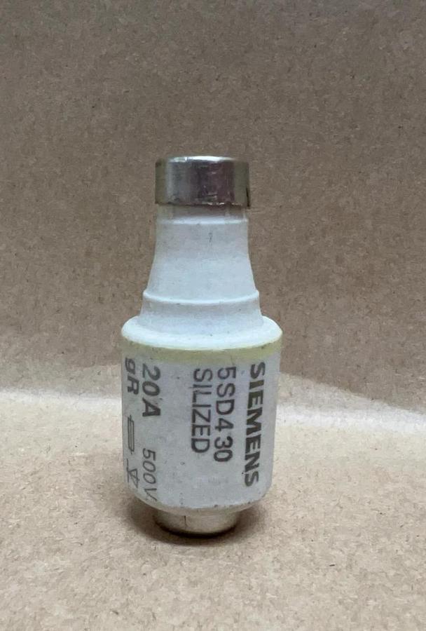 Used Siemens 5SD430 20A, Fuse Link - Lot of 2