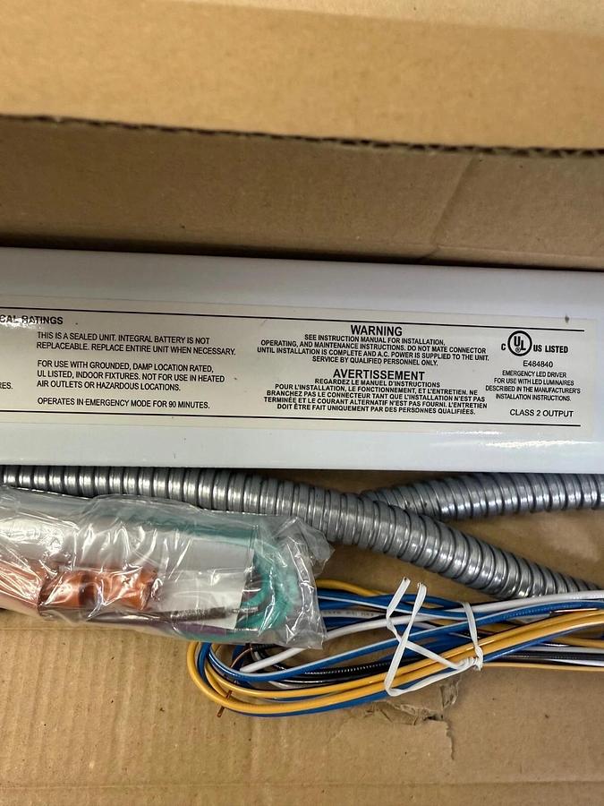 Lithonia Lighting LEM08 A , LED 8W Emergency Driver, Dual Flexible Conduit