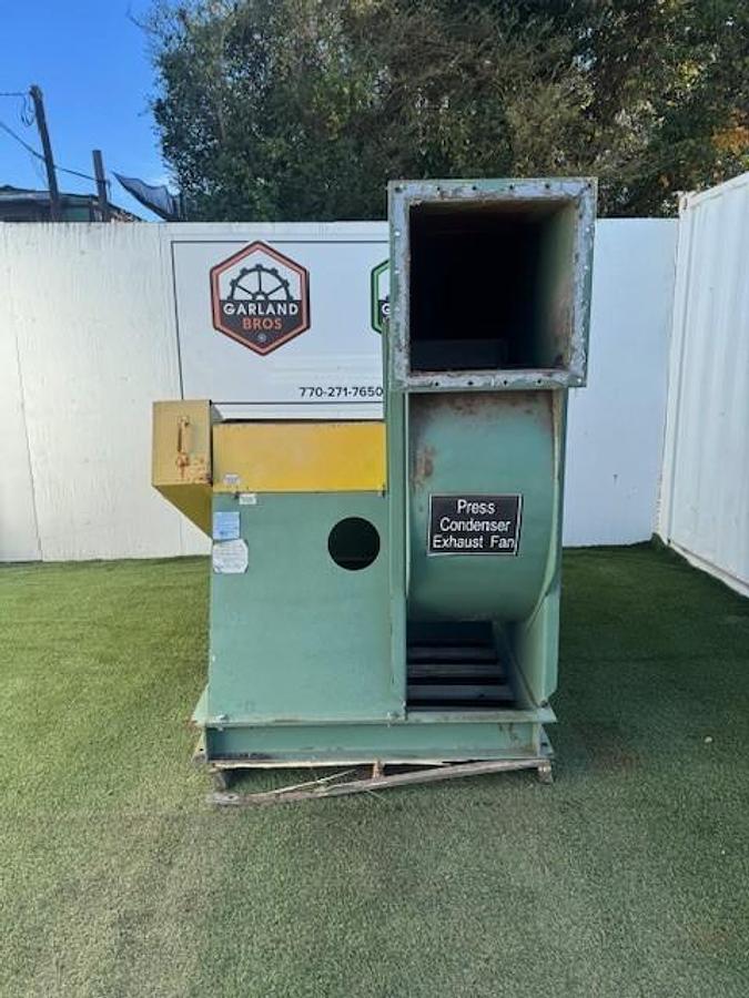 Used American Fan Co IE-21-MH, CW Top Horizontal Blower, 40Hp Motor, 1760RPM 575V