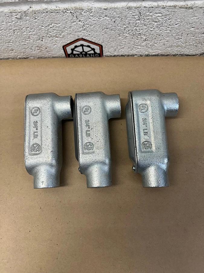 Used Type LB 3/4” Conduit - Lot of 3