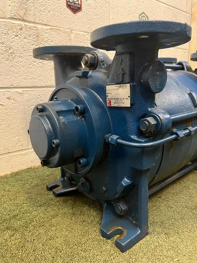 Used Travaini Pumps TR HB 50-340/0 Liquid Ring Vacuum Pump