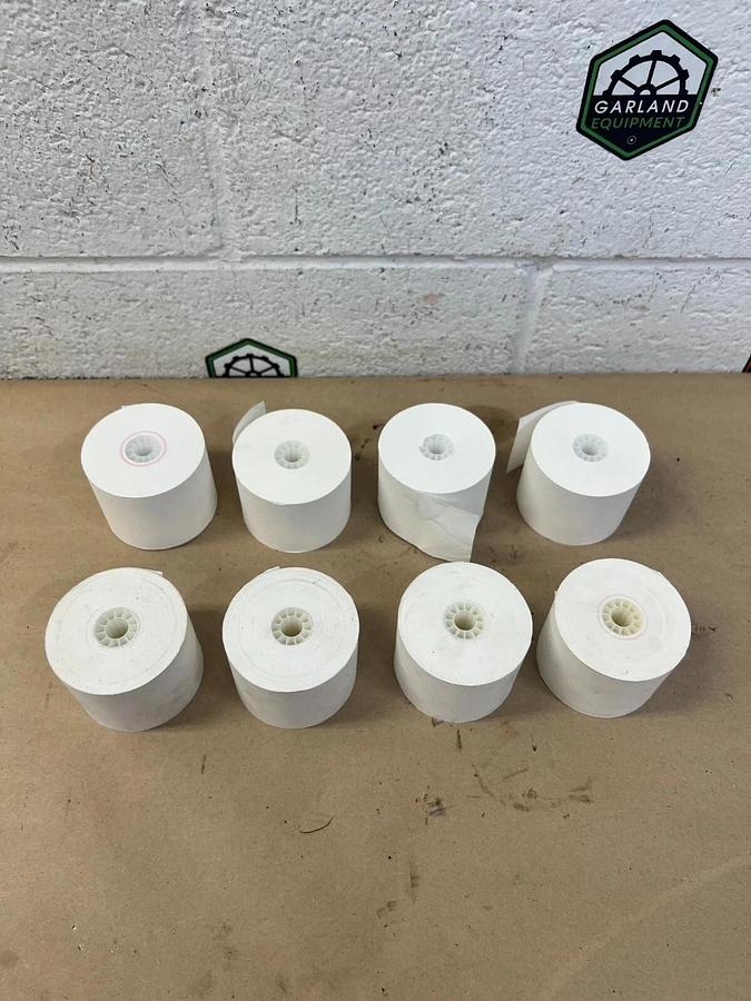 Used Printer Roll Paper (Pack of 8) 2-3/4” x 2-1/4”