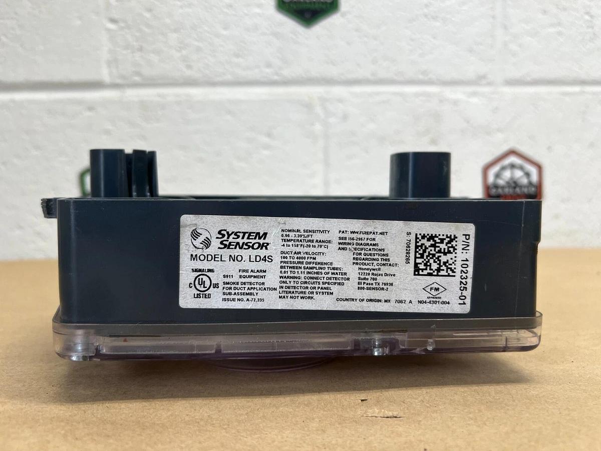Used System Sensor LD4S Duct Smoke Detector