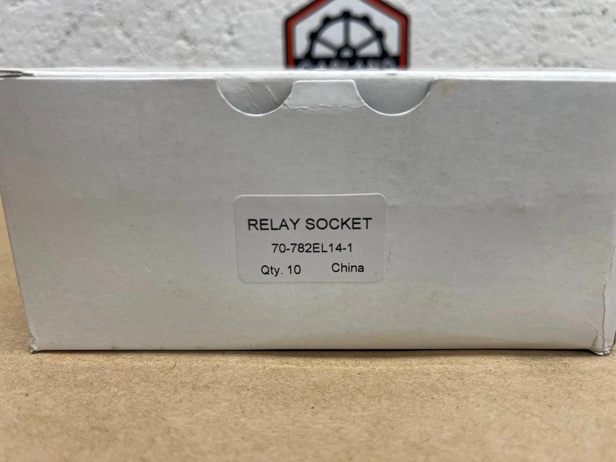 Used Magnecraft 70-782EL14-1 Relay Socket, 10A, 300V, Box Qty of 10