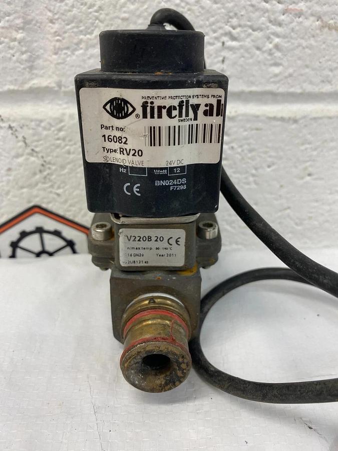 Used Firefly Ab RV20 Part No: 16082 Solenoid Valve