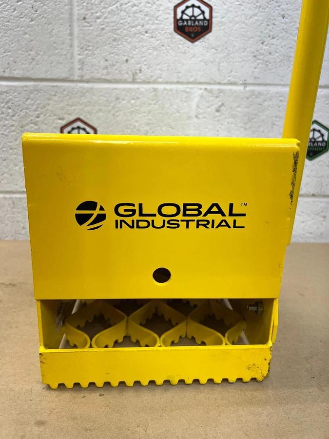 Used Global Industrial T9F988170 Steel Wheel Chock with Handle