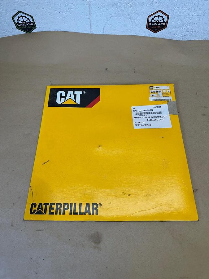 Used CAT 226-2684 1.55mm Thick Steel Shim Pack *NEW*