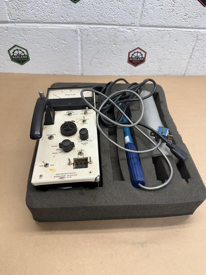 Used NARDA 8110B Microline Electromagnetic Radiation Monitor with 8120A Probe