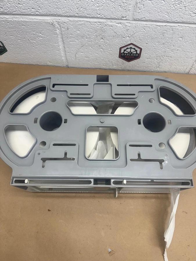 Used Sanis Double Roll Jumbo Toilet Tissue/Paper Dispenser