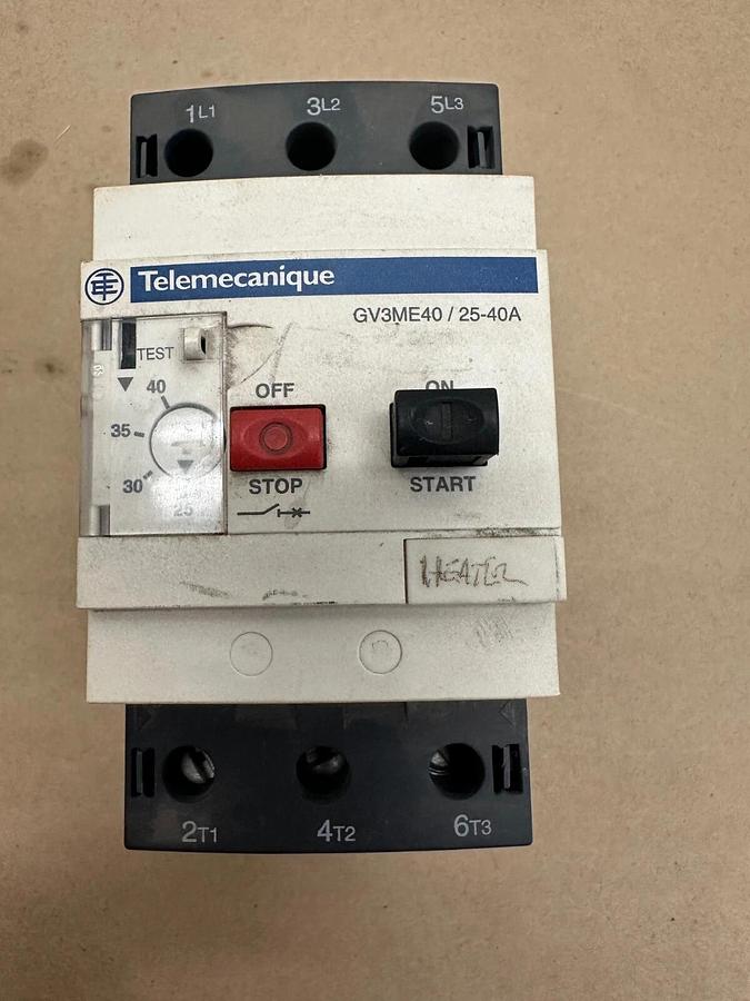 Used Telemecanique GV3ME40 Motor Circuit Breaker