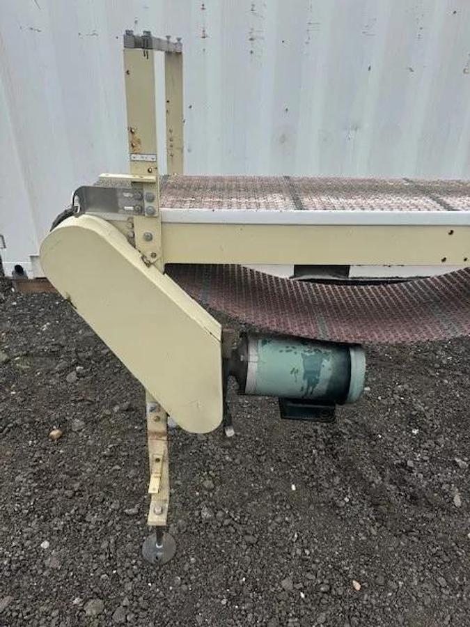 Used Industrial Conveyor, 104” x 12” Belt, w/ Reliance 1.5Hp Motor @ 1725 RPM