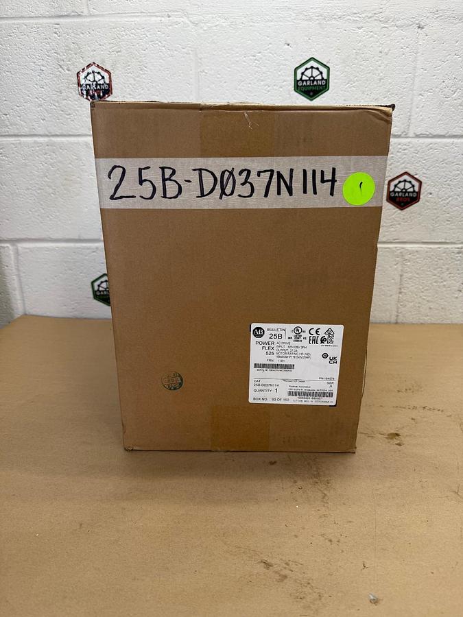 Used Allen-Bradley 25B-D037N114 Ser A, Powerflex 525, AC Drive *NEW*