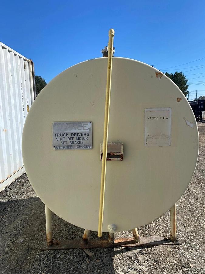 Used Modern Welding Co. 1000 Gallon Capacity Double Wall Above Ground Horizontal Tank