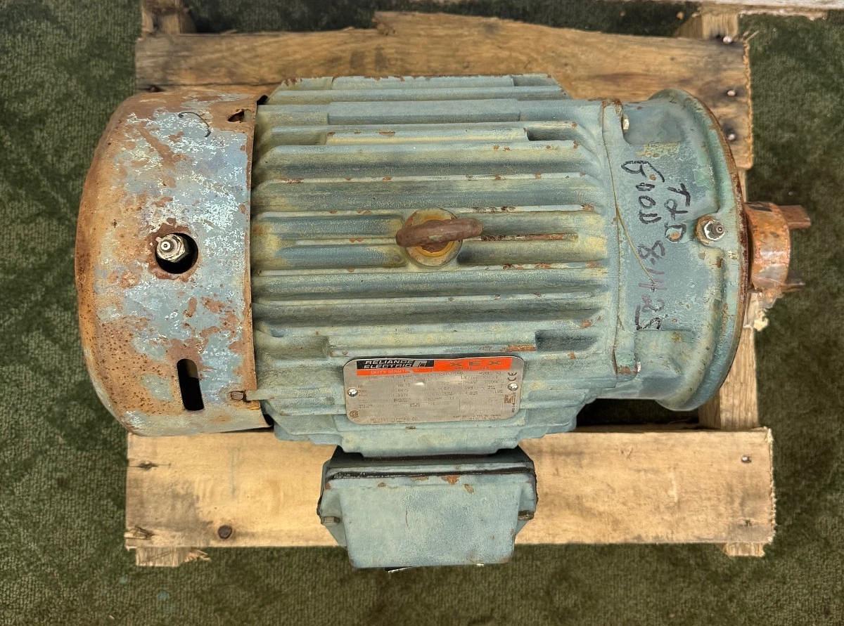 Used Reliance Electric P18G4162B 5Hp, 1750RPM, 230/460V, 3 Phase, L184TC Frame, 60Hz