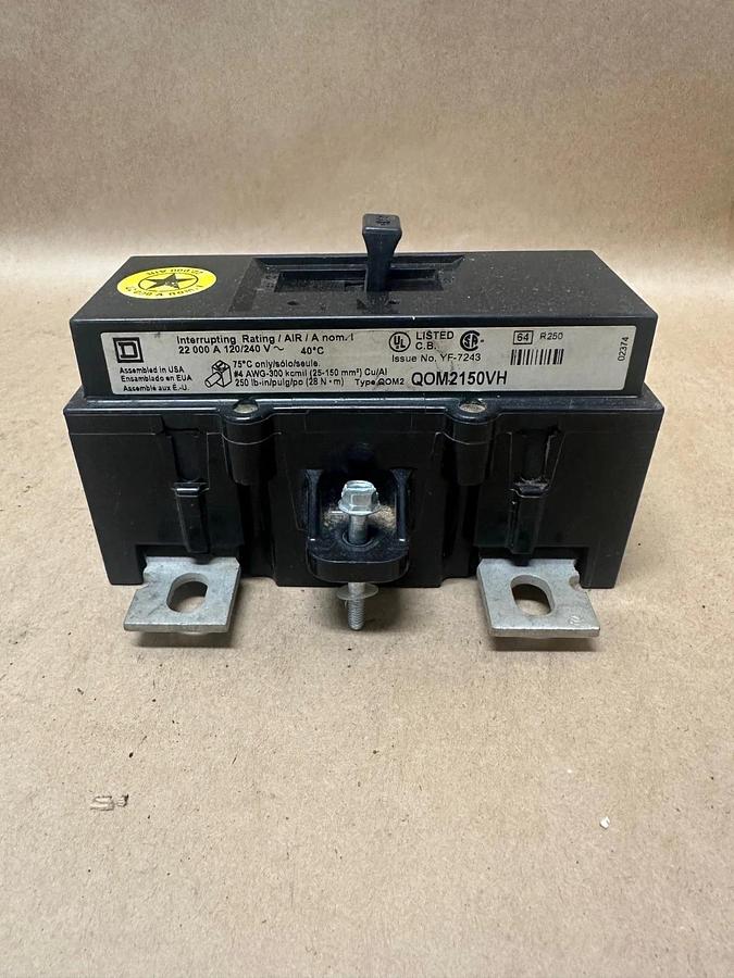 Square D QOM2150VH Circuit Breaker 150A *NEW*