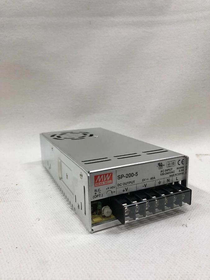 Used Mean Well SP-200-5 Power Supply
